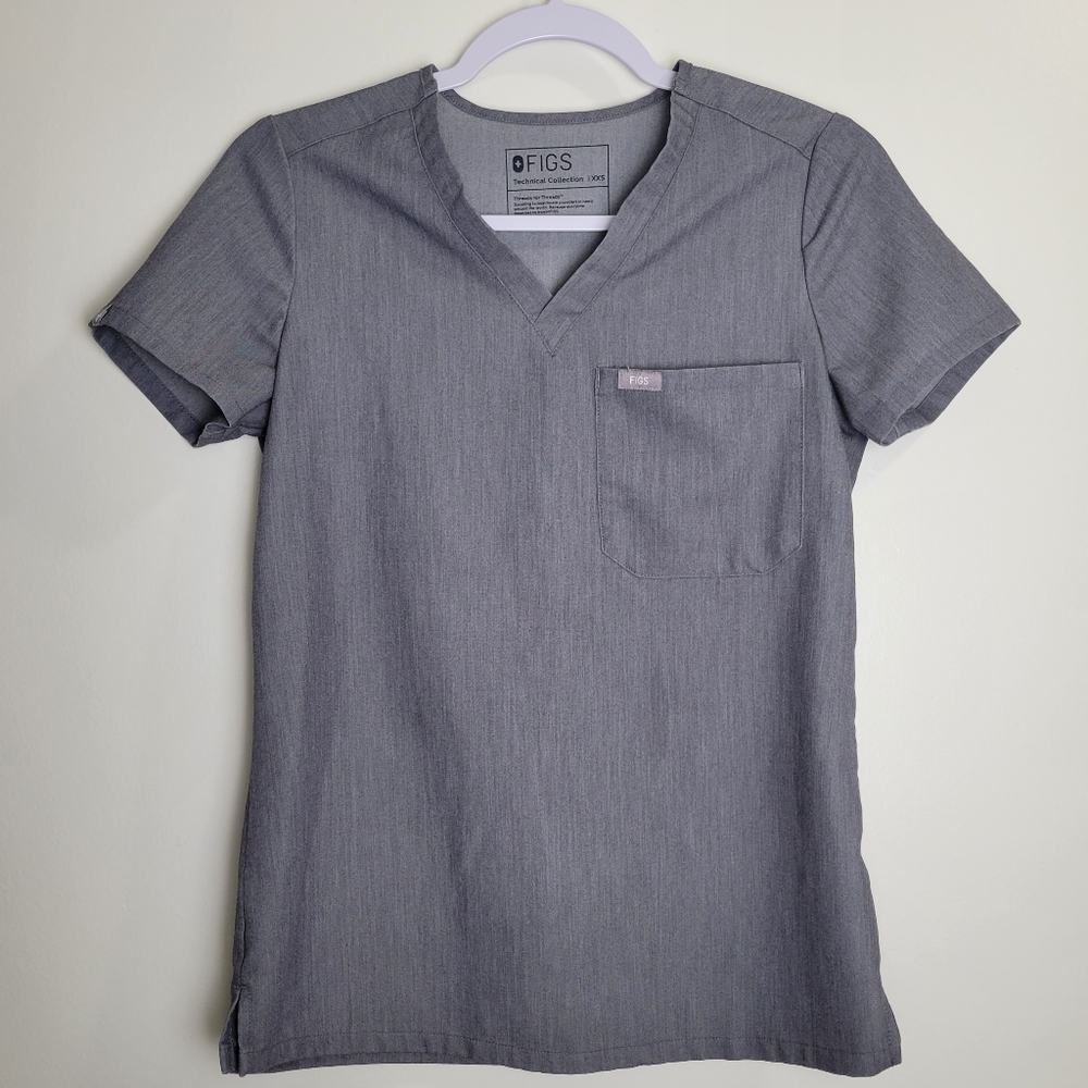 FIGS Catarina One-Pocket Scrub‎ Top Size XXS